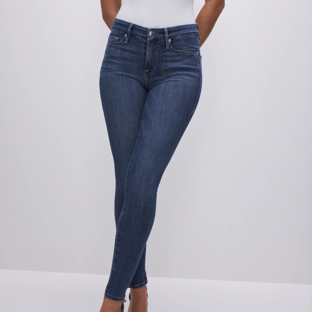 Good American Dark Blue Skinny Jeans